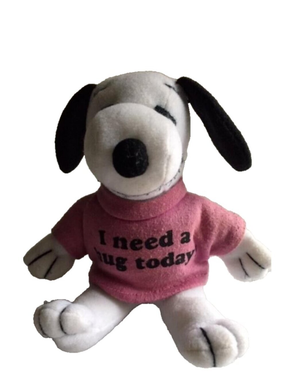 Vintage Peanuts Classic Snoopy sitting is 5"